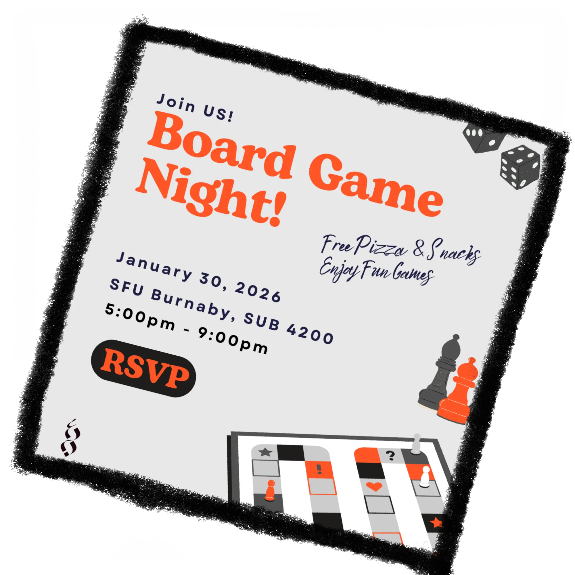 Board Game Night promotional graphic
