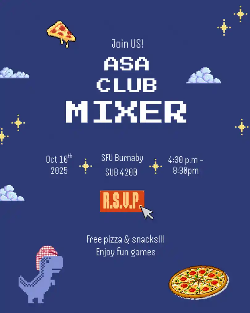 Animated ASA club mixer promotion
