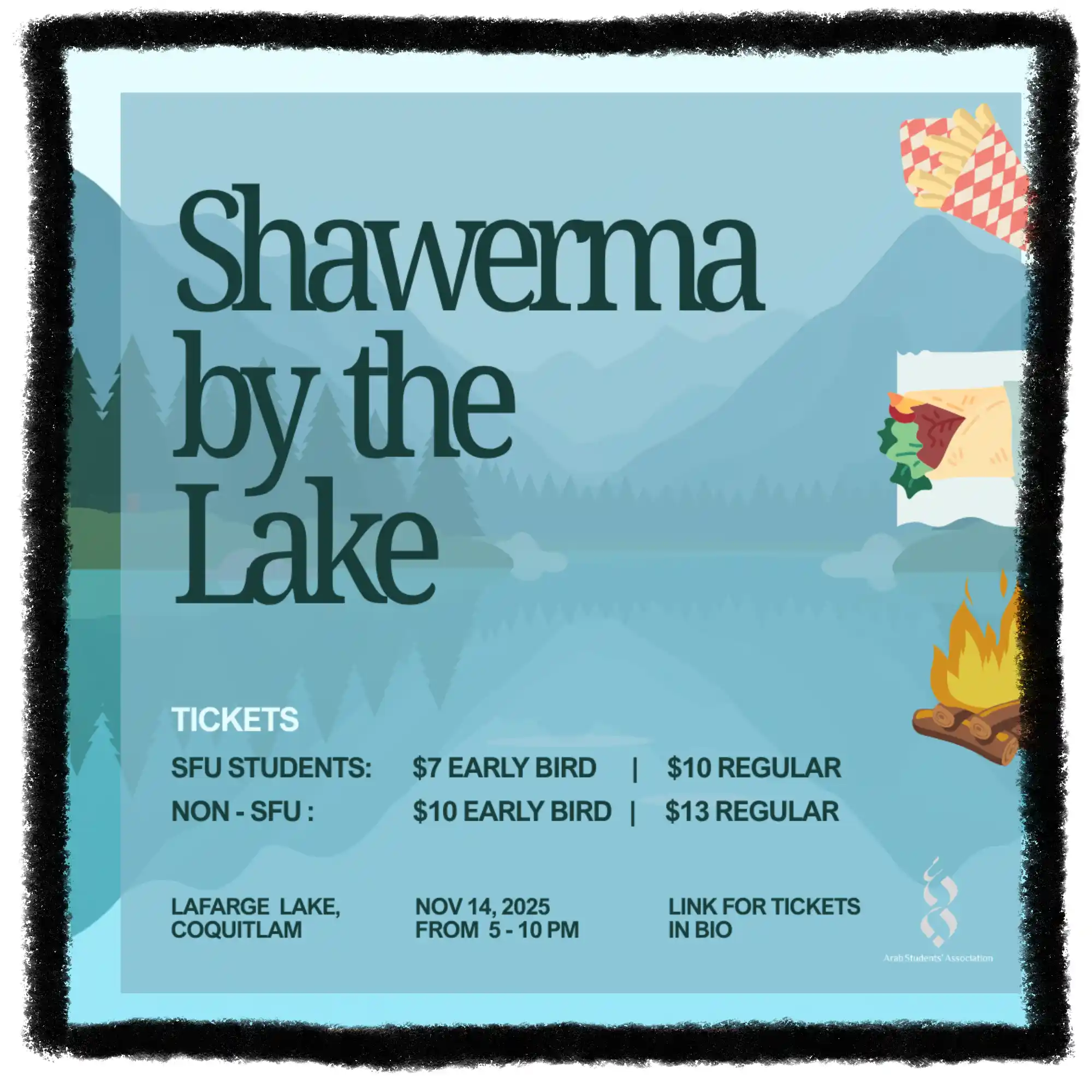 Second Shawarma by the Lake design variation